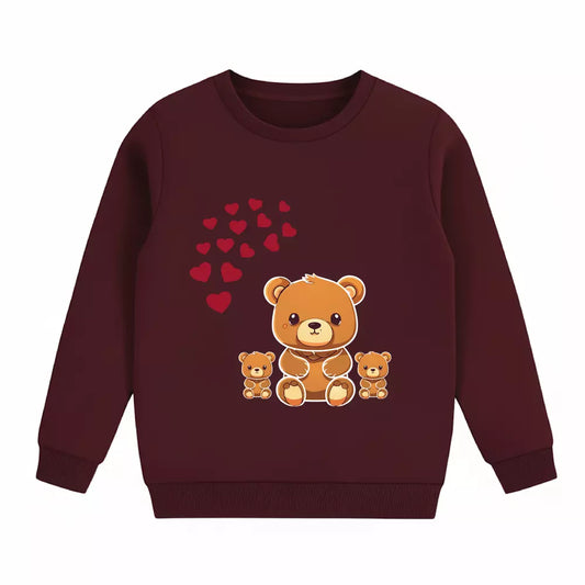 Beer Family Sweatshirt Maroon