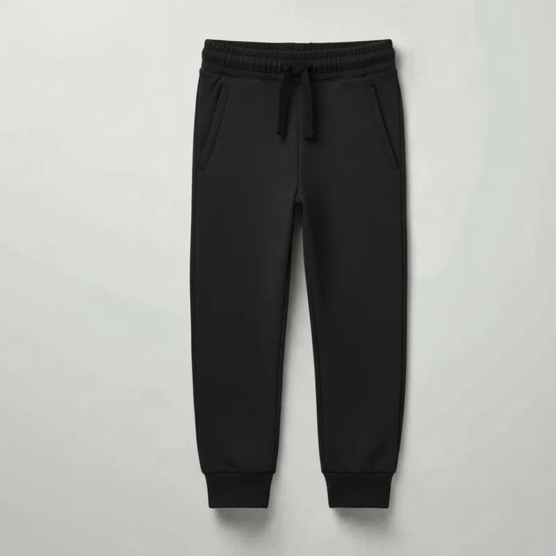 Plain Fleece Trouser - Black