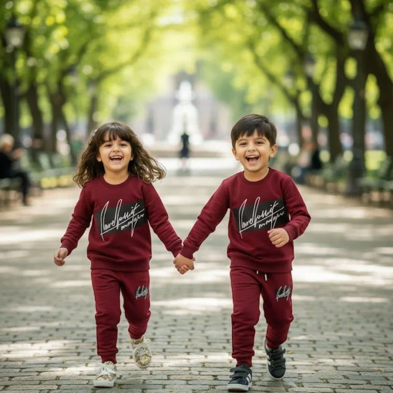 Printed Fleece Trouser