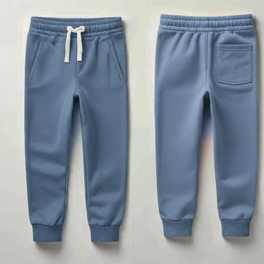 Plain Fleece Trouser - Denim Blue