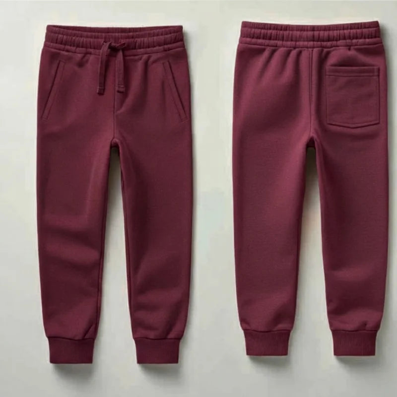 Plain Fleece Trouser - Maroon