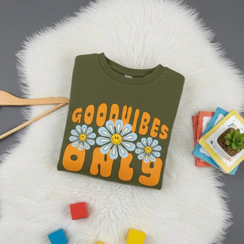 Good Vibes Only Sweat Shirt