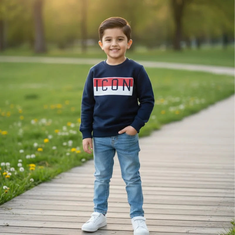 Printed ICON Sweat Shirt