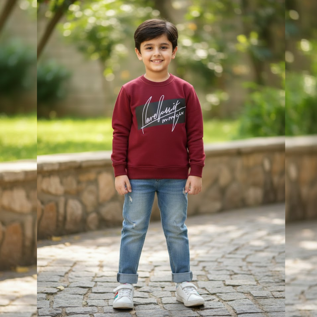 Printed ''PureLimit'' Sweat Shirt